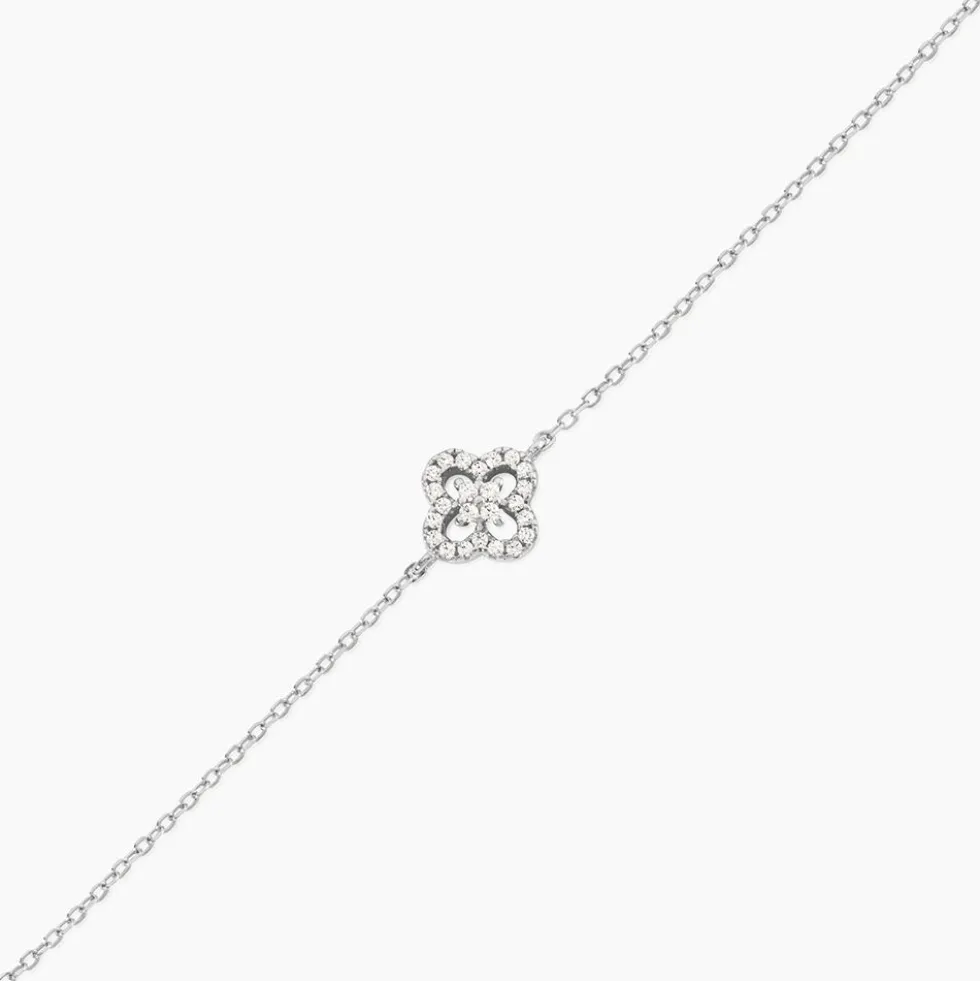 Bracelet Lubomila Argent Blanc Oxyde De Zirconium