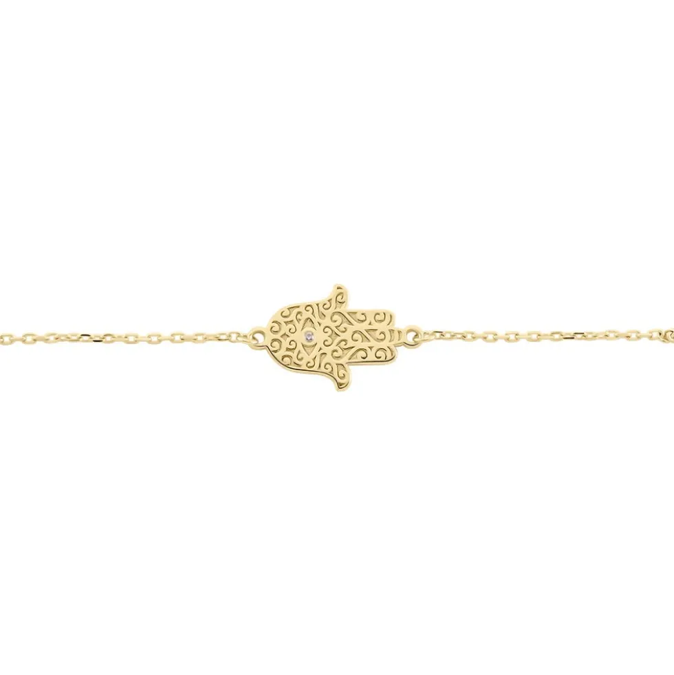 Bracelet Lucian Plaqué Or Oxyde De Zirconium