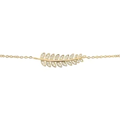 Bracelet Luz Plaqué Or Jaune Oxyde De Zirconium
