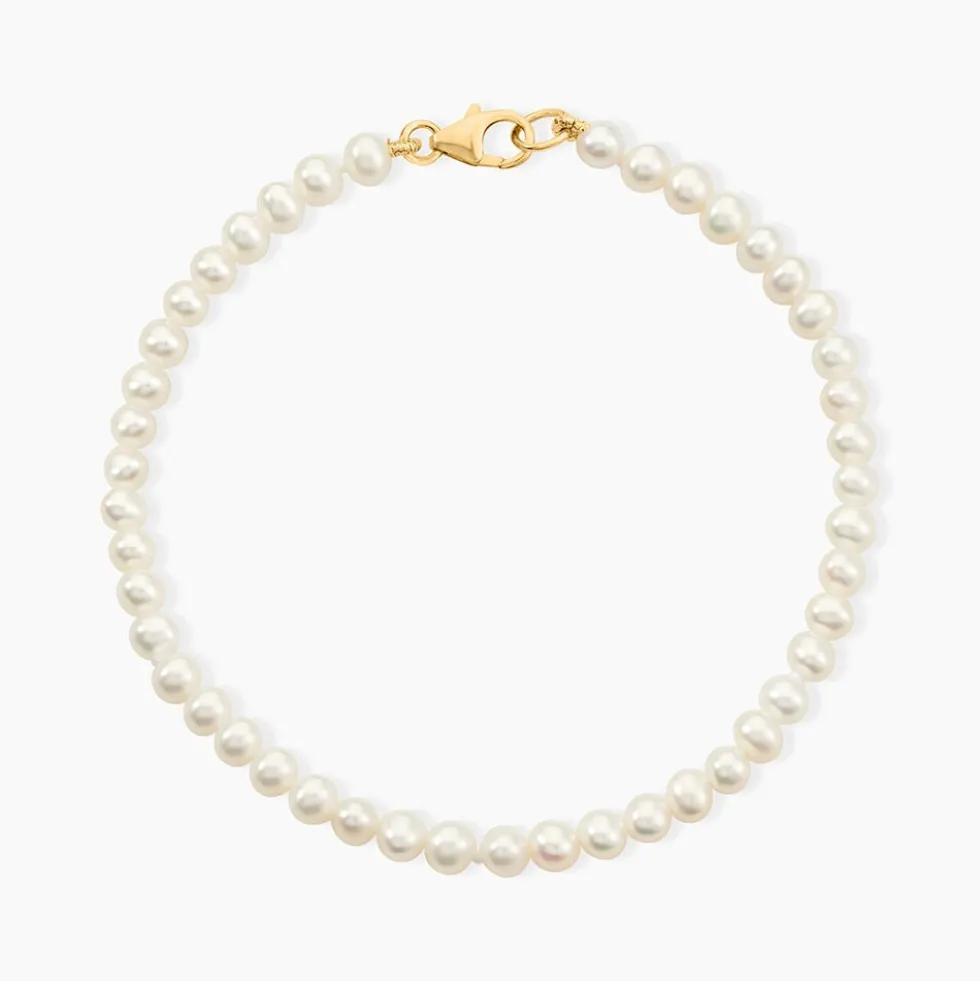Bracelet Macy Or Jaune Perle De Culture