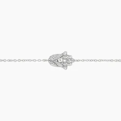 Bracelet Mafatma Argent Blanc Oxyde De Zirconium