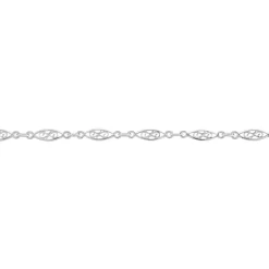 Bracelet Mahee Maille Filigrane Argent Blanc