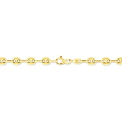 Bracelet Maille Dami Maille Grain De Cafe Or Jaune