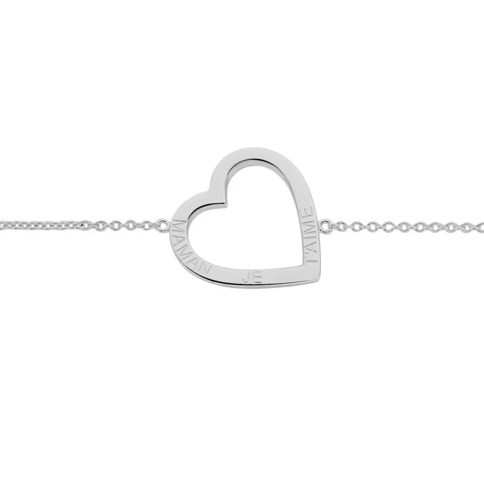 Bracelet Marcella Argent Blanc