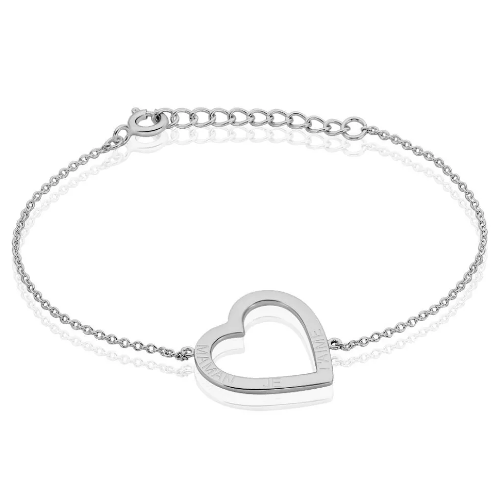 Bracelet Marcella Argent Blanc