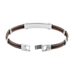 Bracelet Marie-gaelleae Or Acier Bicolore