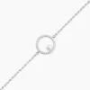 Bracelet Marthe Argent Blanc Perle De Culture Et Oxyde De Zirconium