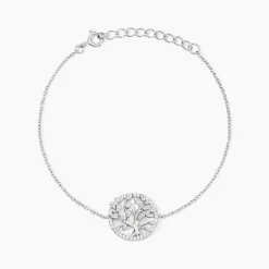 Bracelet Maximilian Argent Blanc Oxyde De Zirconium