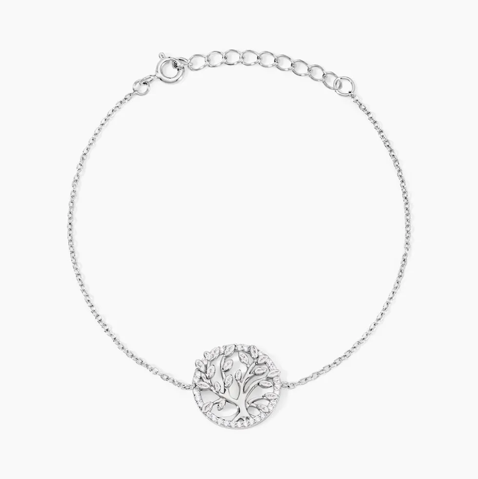 Bracelet Maximilian Argent Blanc Oxyde De Zirconium