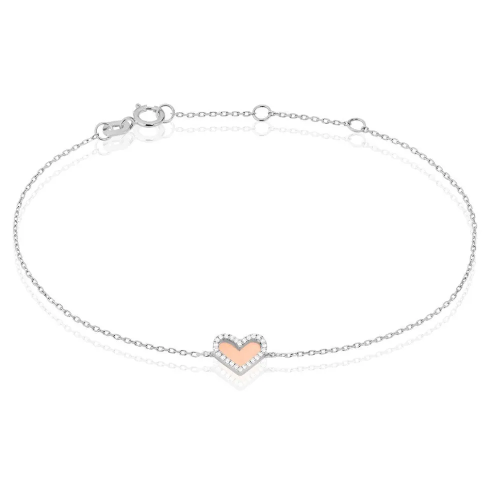 Bracelet Maylia Or Bicolore Diamant