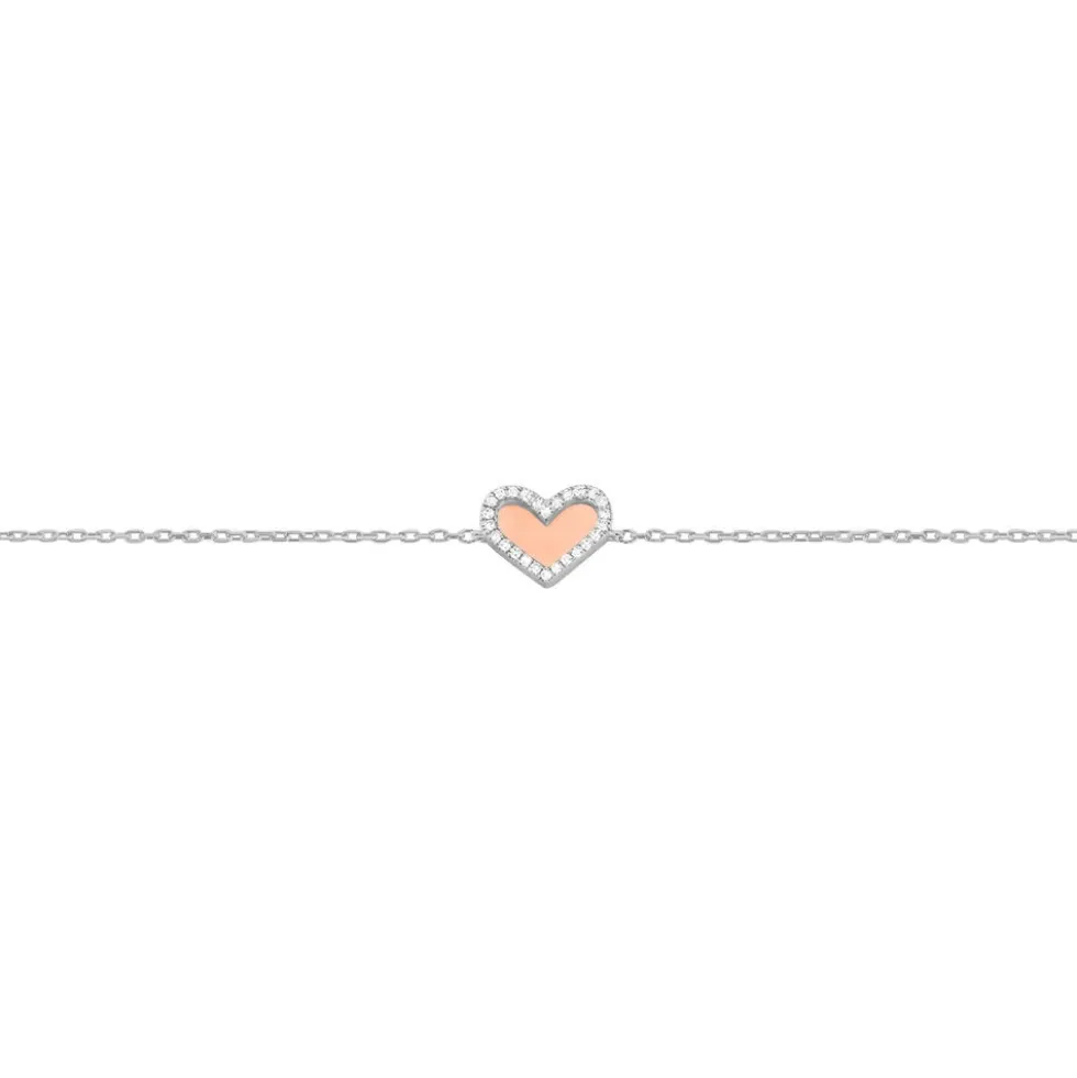 Bracelet Maylia Or Bicolore Diamant