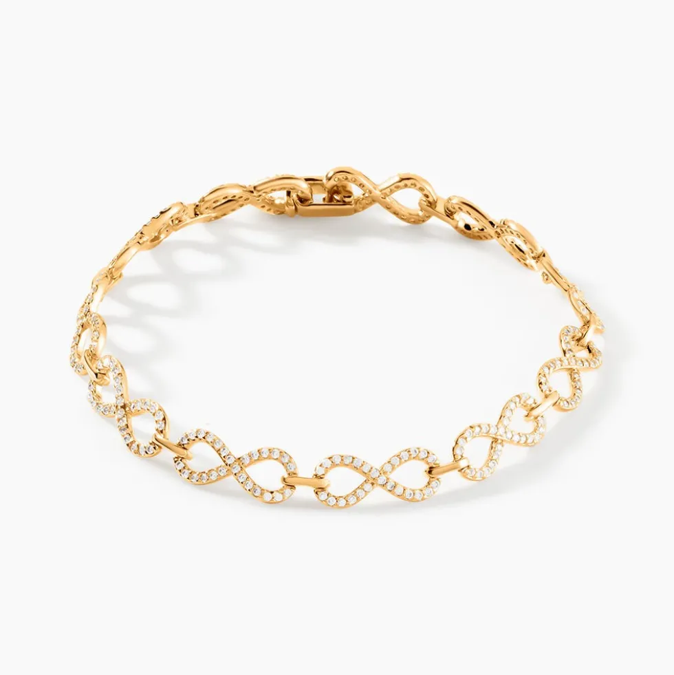 Bracelet Merane Plaqué Or Oxydes De Zirconium