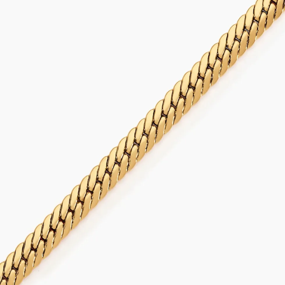 Bracelet Messaline Plaqué Or Jaune