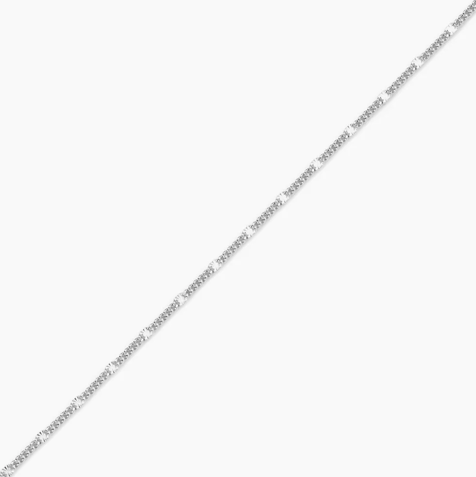 Bracelet Mindie Argent Blanc