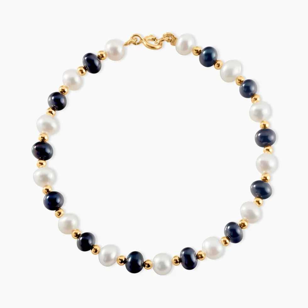 Bracelet Mirjam Or Jaune Perle De Culture