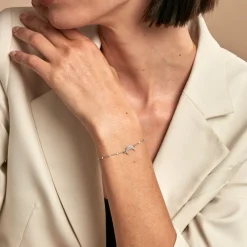 Bracelet Molly Argent Blanc