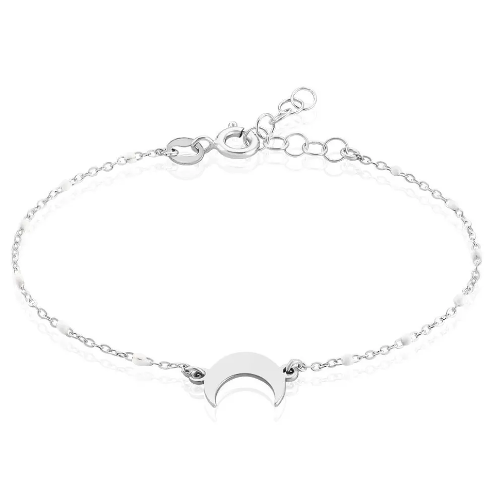 Bracelet Molly Argent Blanc
