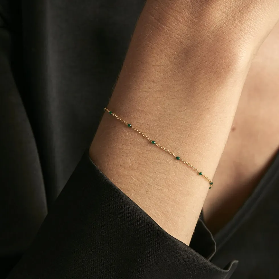 Bracelet Molly Argent Jaune