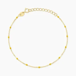 Bracelet Molly Argent Jaune