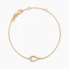 Bracelet Monia Plaqué Or Jaune Oxyde De Zirconium