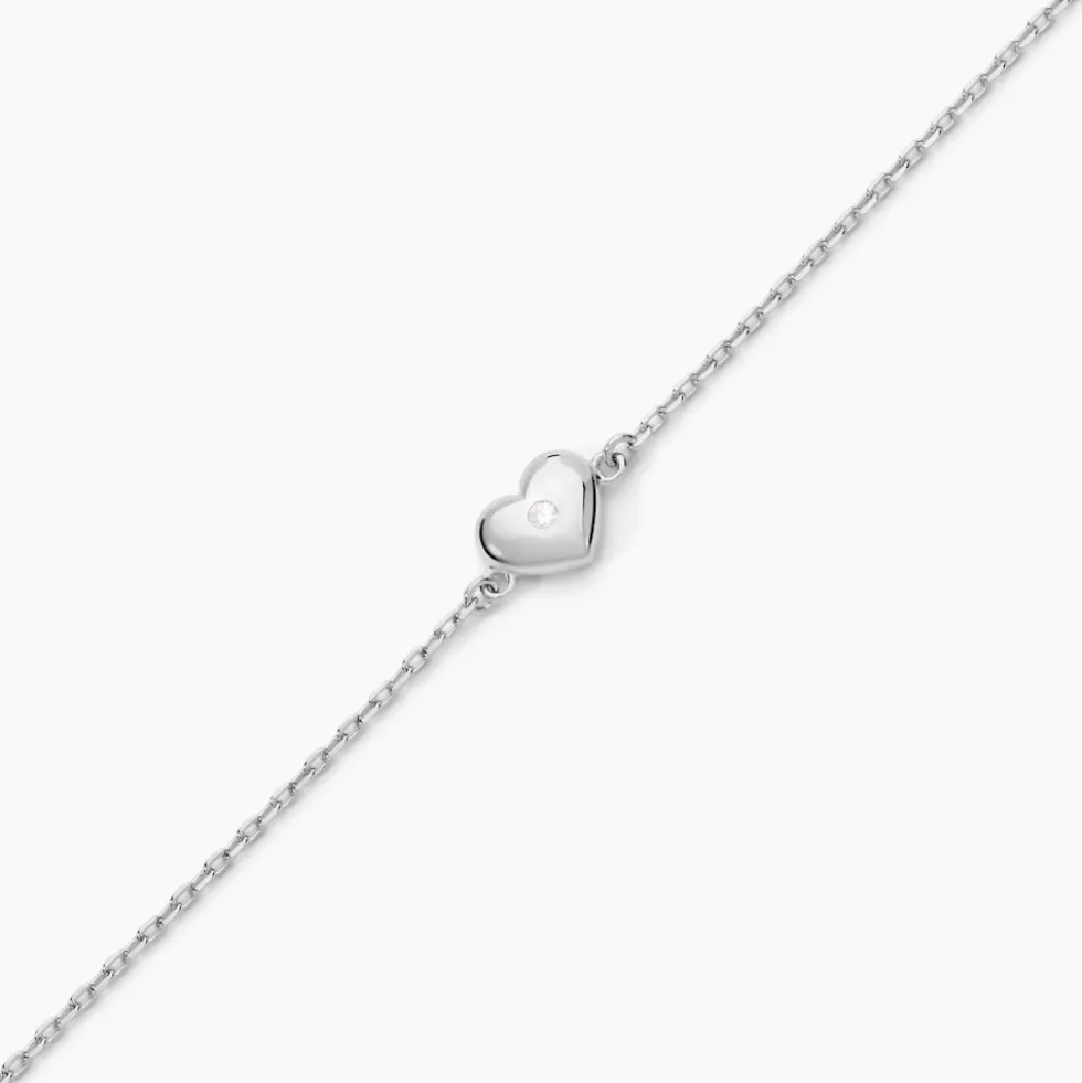 Bracelet Mylie Argent Blanc Oxyde De Zirconium