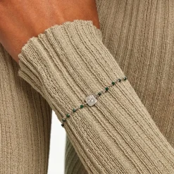 Bracelet Mystic Argent Blanc Malachite