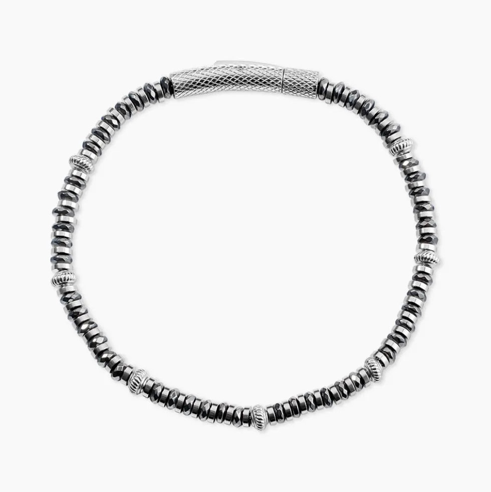 Bracelet Naturel Autres Noir Hématite