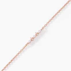 Bracelet Naura Argent Rose Oxyde De Zirconium
