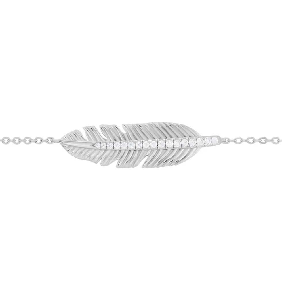 Bracelet Navyla Argent Blanc Oxyde De Zirconium