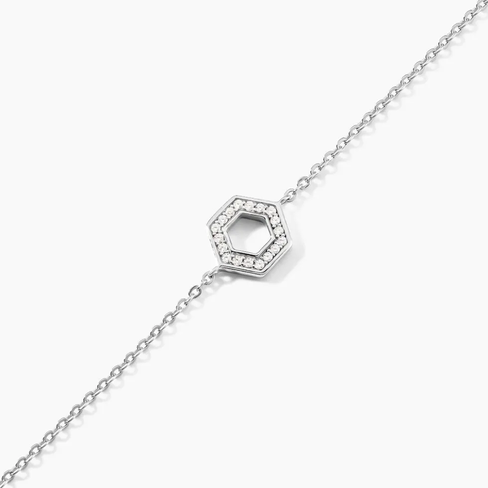 Bracelet Noely Argent Blanc Oxyde De Zirconium