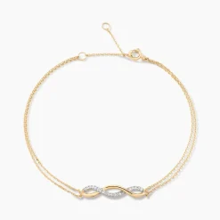 Bracelet Nucia Or Jaune Diamant