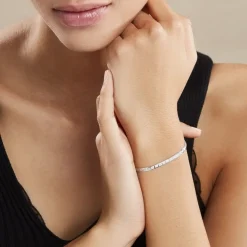 Bracelet Nuriaae Argent Blanc