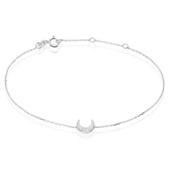 Bracelet Nyima Or Blanc Diamant