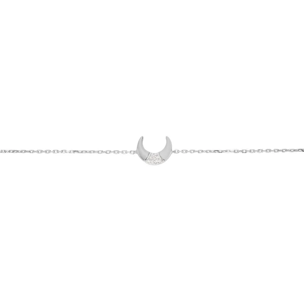 Bracelet Nyima Or Blanc Diamant
