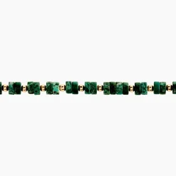 Bracelet Odalis Plaque Or Jaune Jaspe Africain