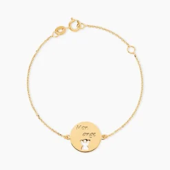 Bracelet Omelia Message Or Jaune
