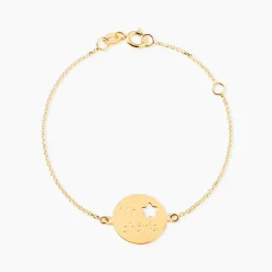Bracelet Omelia Message Or Jaune