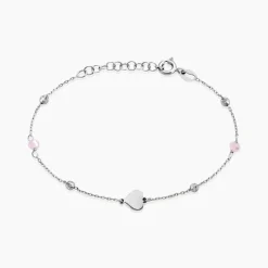 Bracelet Onelia Argent Blanc Cristal