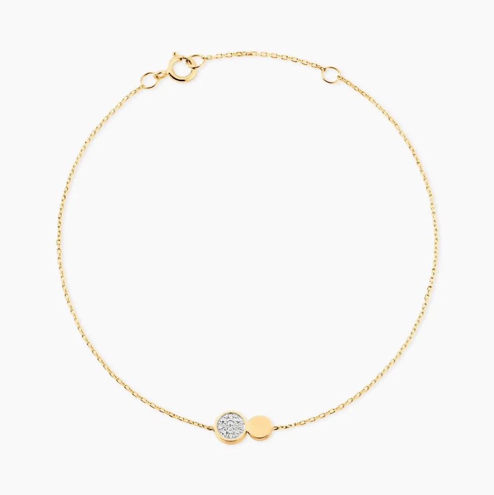 Bracelet Or Jaune Abijah Diamants