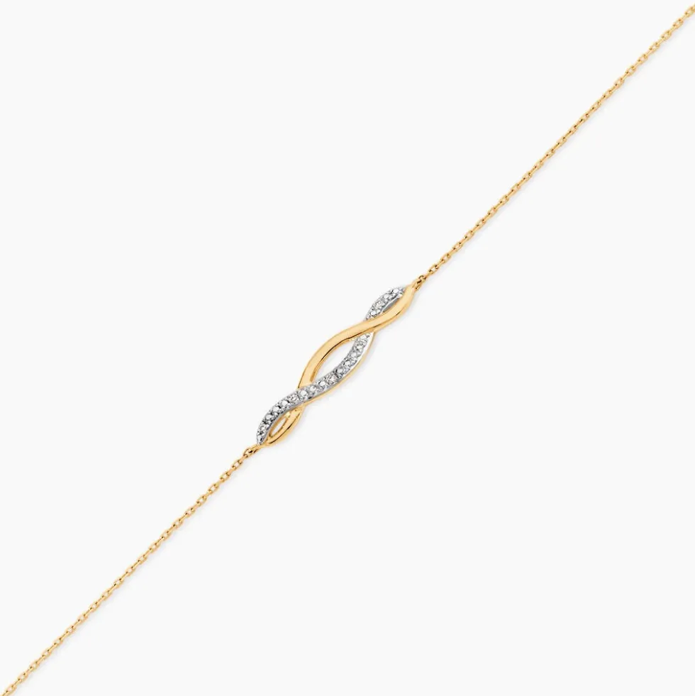 Bracelet Or Jaune Abisai Diamants