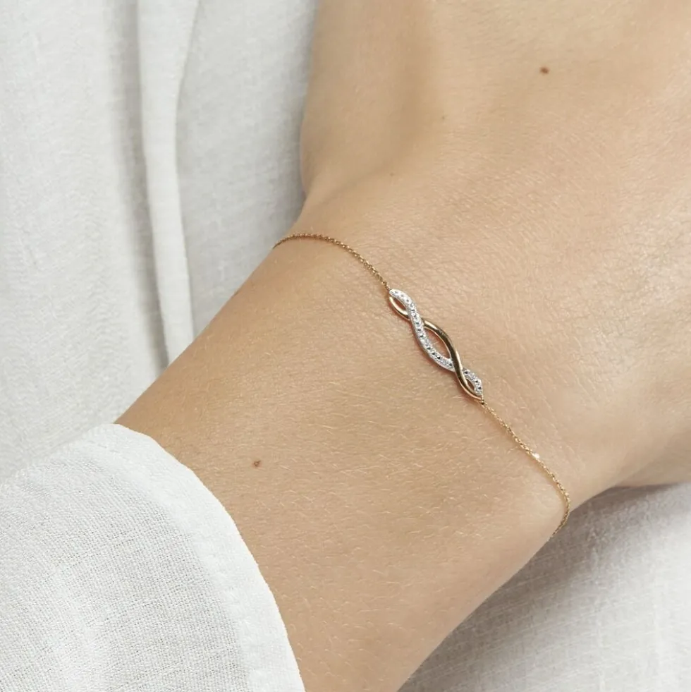 Bracelet Or Jaune Abisai Diamants