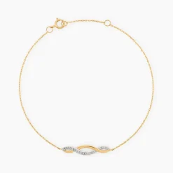 Bracelet Or Jaune Abisai Diamants