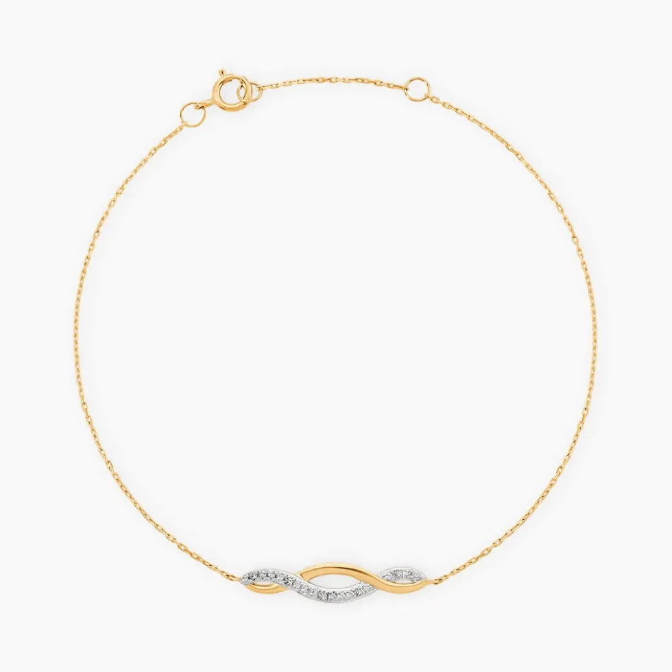 Bracelet Or Jaune Abisai Diamants