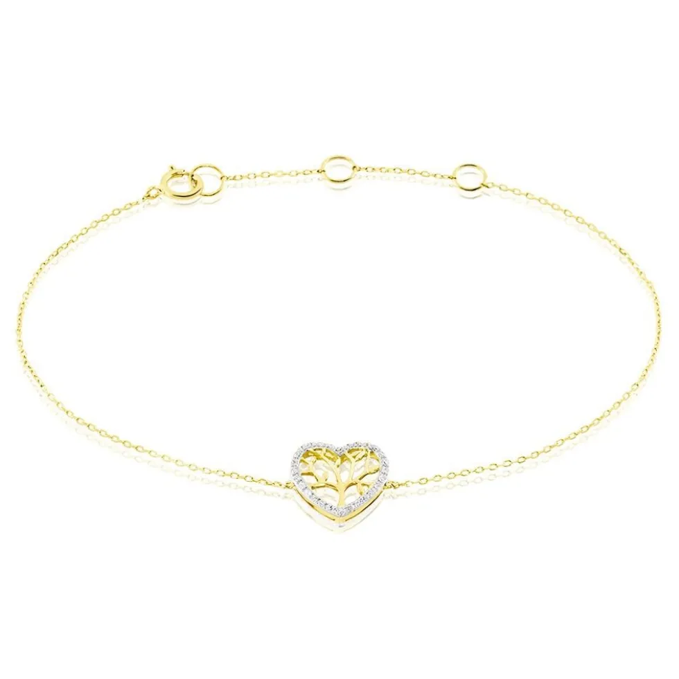 Bracelet Or Jaune Douglasa Diamants