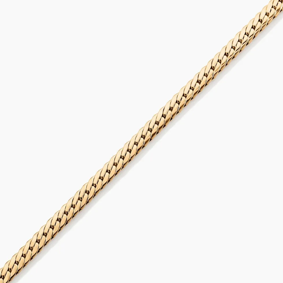 Bracelet Or Jaune Izel Maille Anglaise
