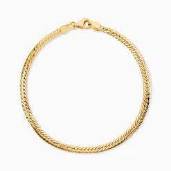 Bracelet Or Jaune Izel Maille Anglaise