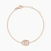 Bracelet Ottavia Argent Rose Oxyde De Zirconium
