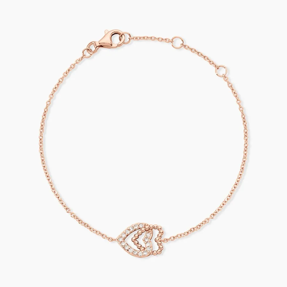 Bracelet Ottavia Argent Rose Oxyde De Zirconium