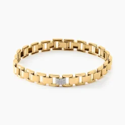 Bracelet Panther Or Jaune Diamant