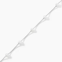 Bracelet Perlita Argent Blanc Perle De Culture